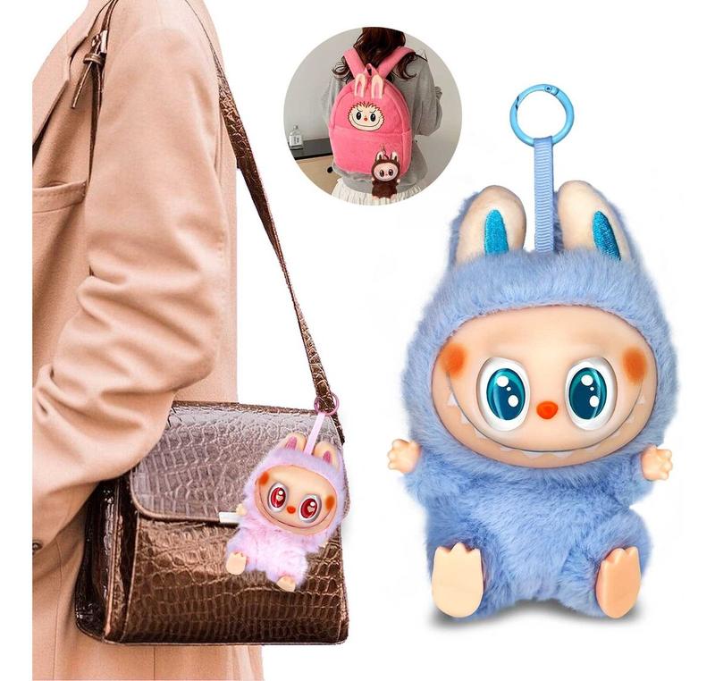 Pelúcia Macaron Labubu Monsters Chaveiro Coleção Monster Bu